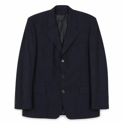 Benvenuto Mens Blue Polyester Jacket Suit Jacket Size 42 Regular