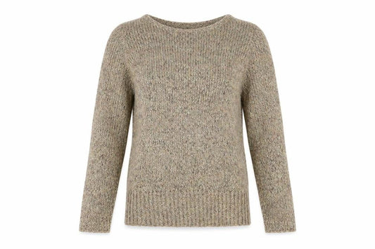 Divided by H&M Womens Gold Round Neck Acrylic Pullover Jumper Size 8