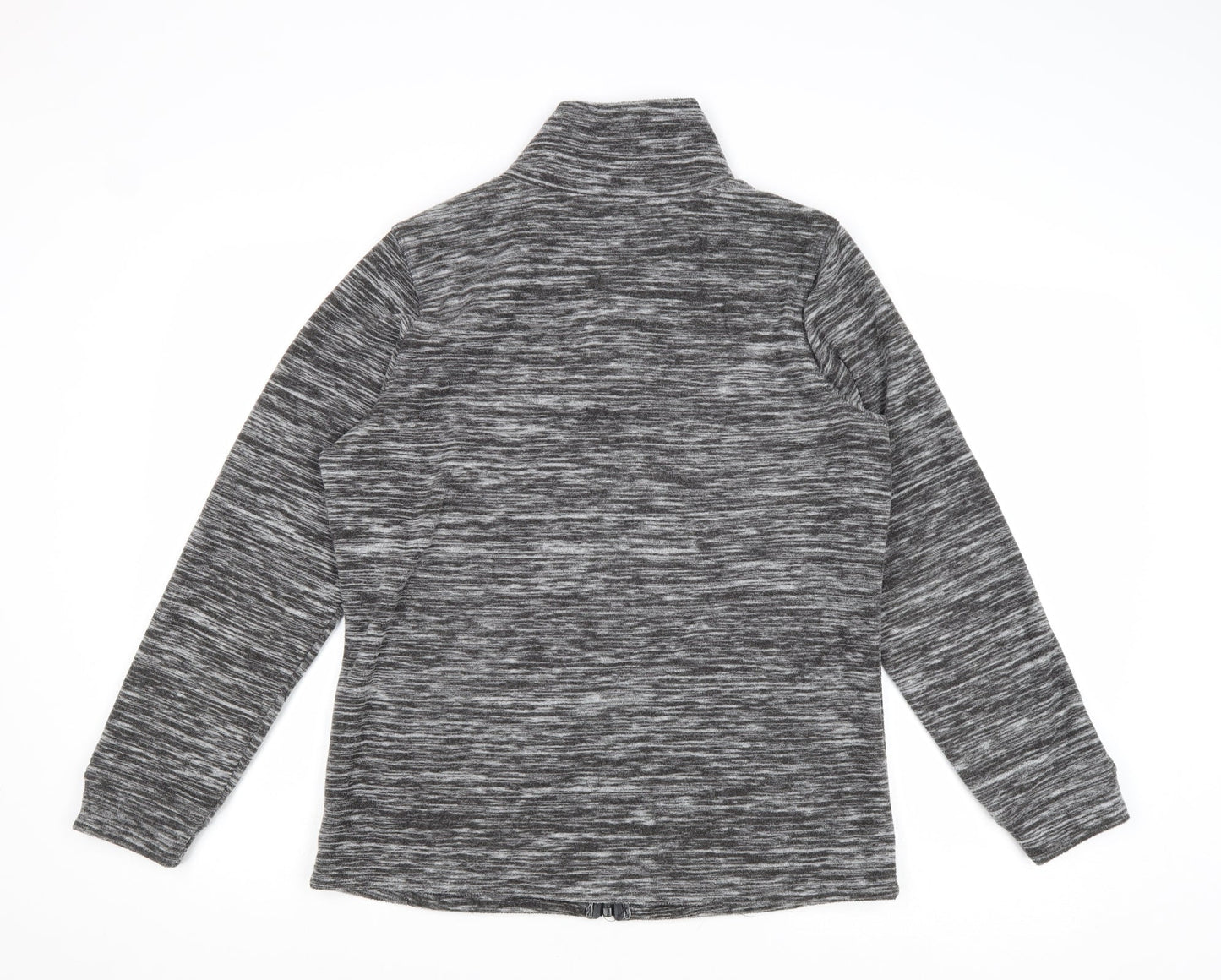 Bonmarché Womens Grey Geometric Jacket Size S Zip