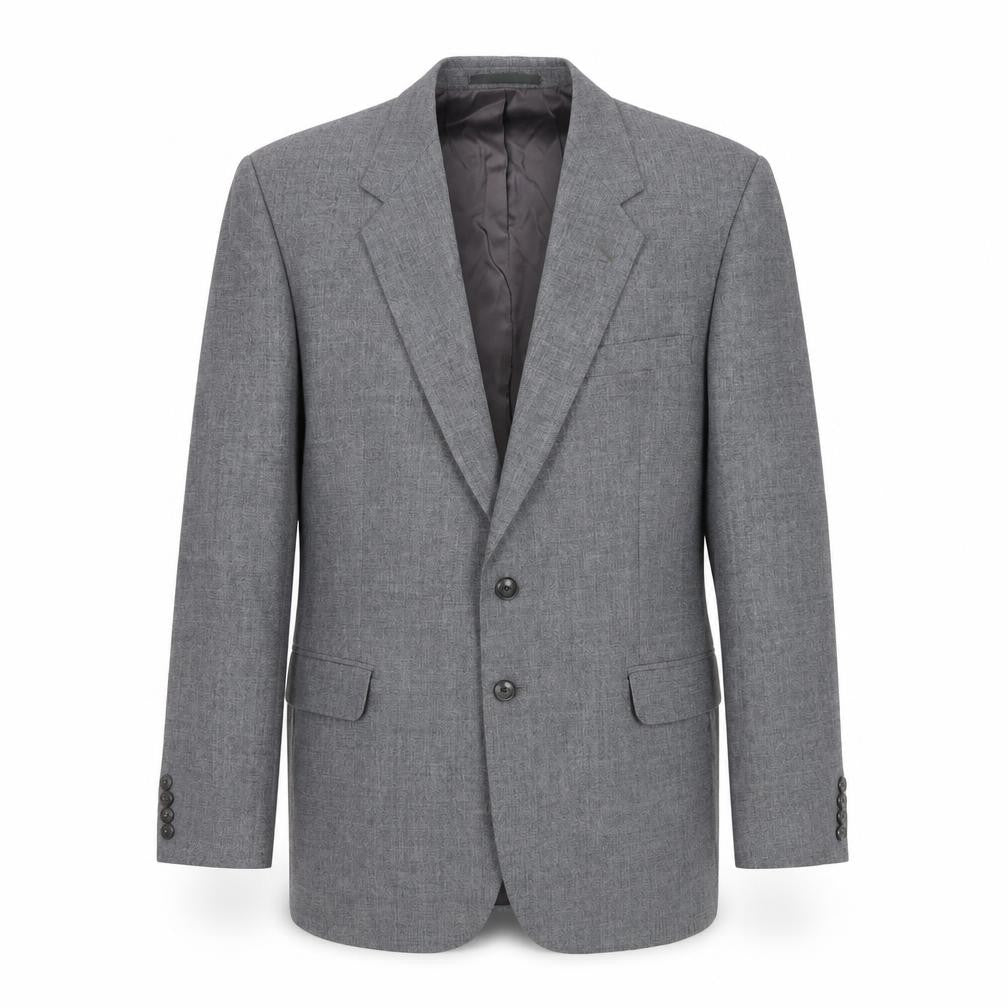 St Michael Mens Grey Polyester Jacket Suit Jacket Size 42 Regular