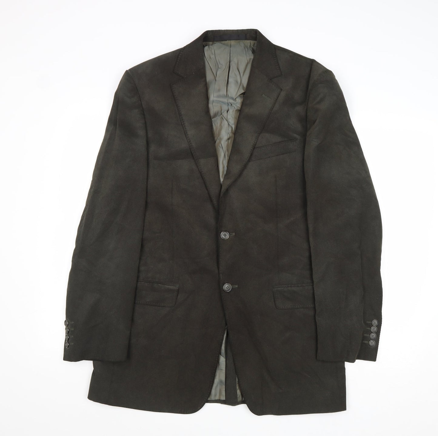 Marks and Spencer Mens Brown Polyester Jacket Blazer Size 38 Regular