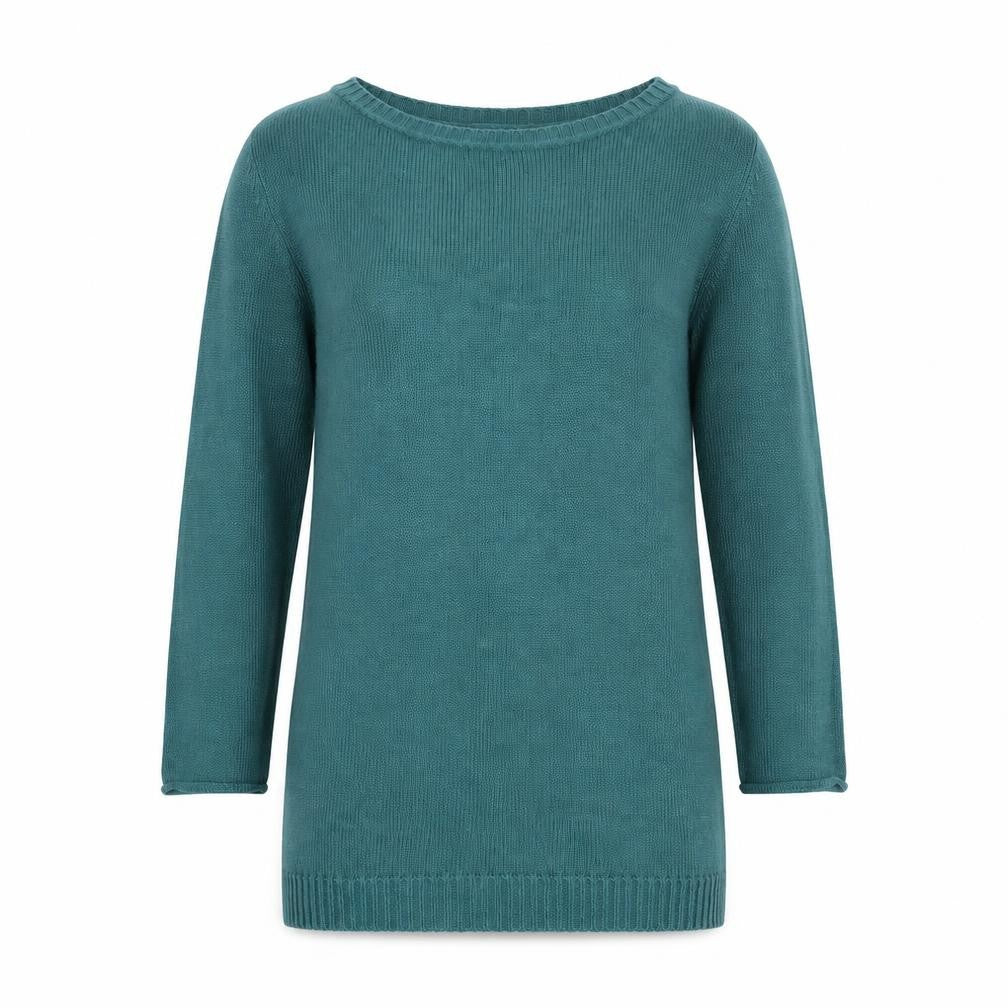 Terranova Womens Blue Round Neck Acrylic Pullover Jumper Size M