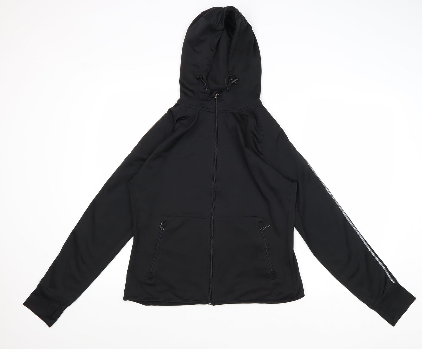 Tommo Womens Black Jacket Size L Zip
