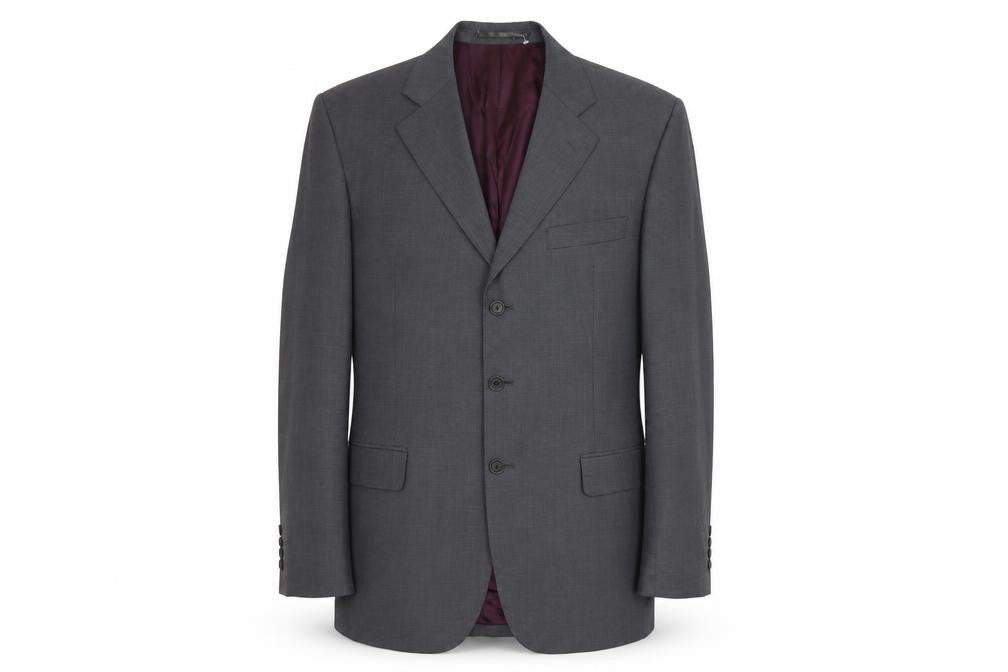 Asutin Reed Mens Grey Wool Jacket Suit Jacket Size M Regular