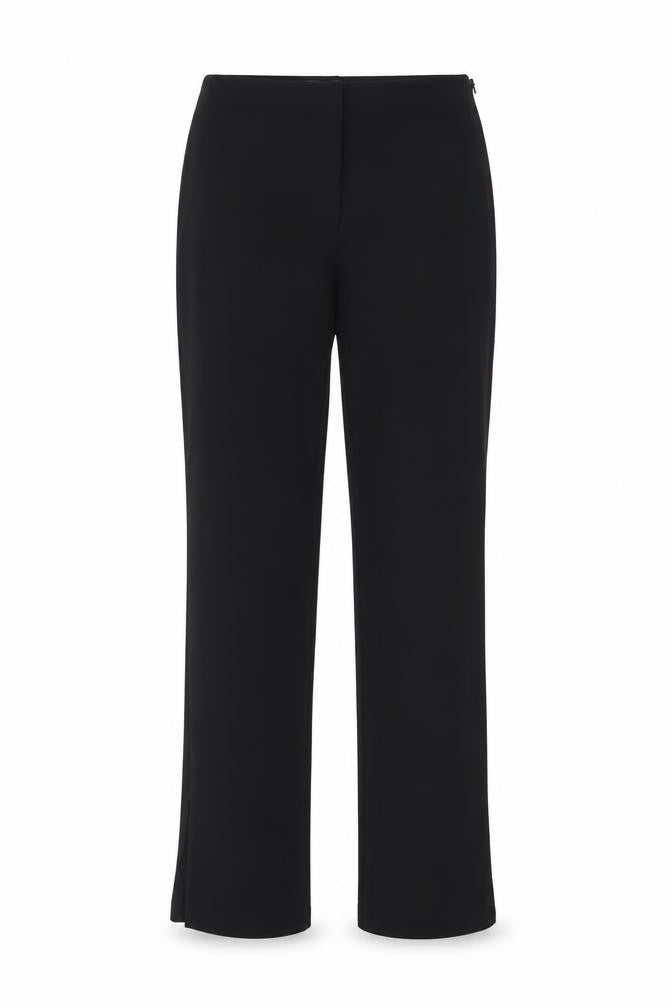 ASOS Womens Black Viscose Trousers Size 8 L29 in Regular Zip