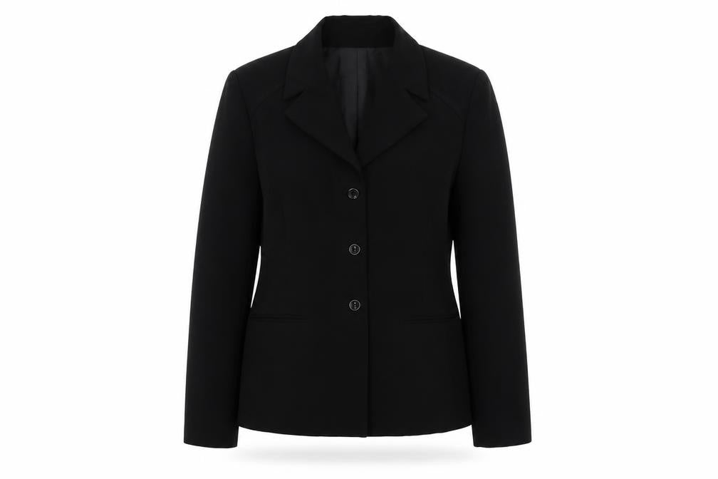 Cortelle Womens Black Polyester Jacket Suit Jacket Size 14
