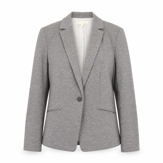 H&M Womens Grey Polyester Jacket Blazer Size 12