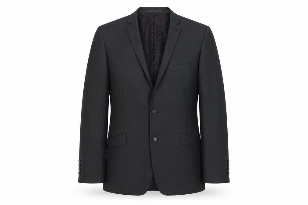 Limehaus Mens Grey Polyester Jacket Suit Jacket Size L Regular