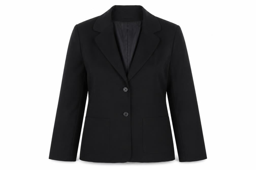 Daxton Womens Black Polyester Jacket Suit Jacket Size 14
