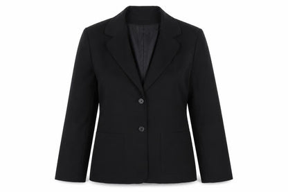 Daxton Womens Black Polyester Jacket Suit Jacket Size 14