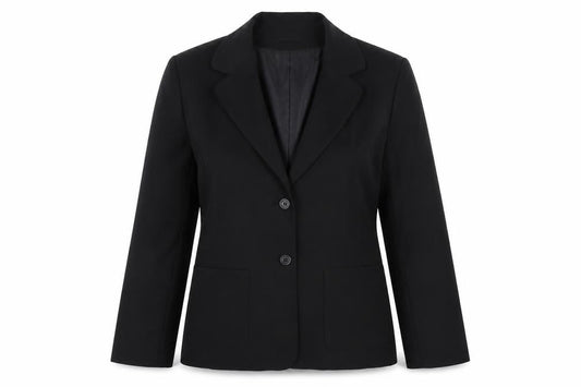 Daxton Womens Black Polyester Jacket Suit Jacket Size 14