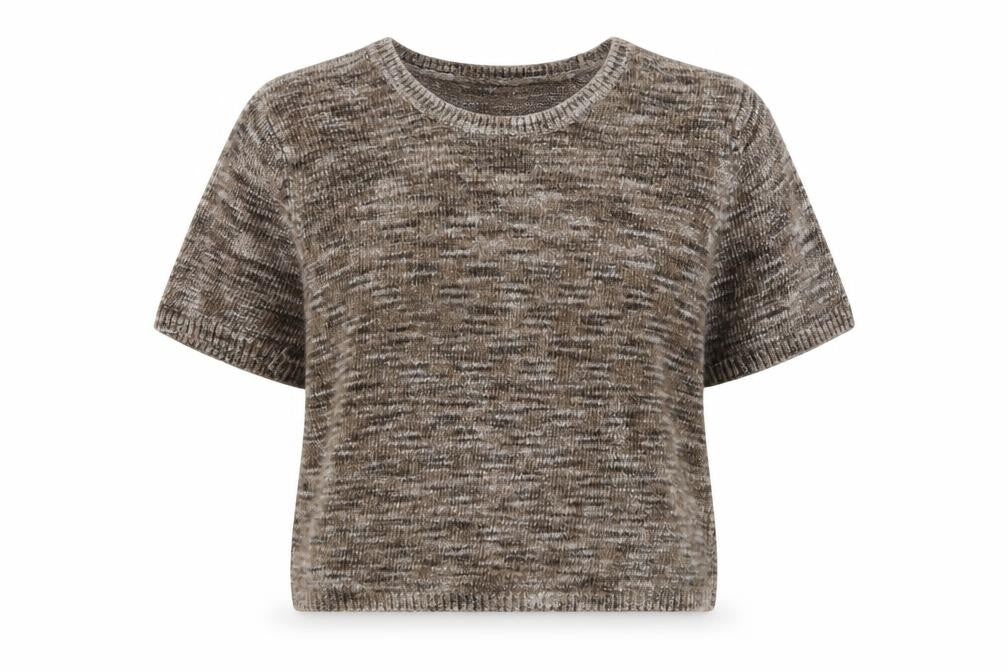 Marks & Spencer Womens Beige Round Neck Viscose Pullover Jumper Size 12