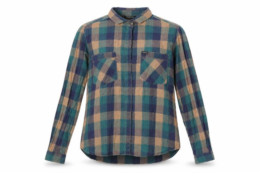 Simon Womens Multicoloured Geometric 100% Cotton Basic Button-Up Size 10 Collared