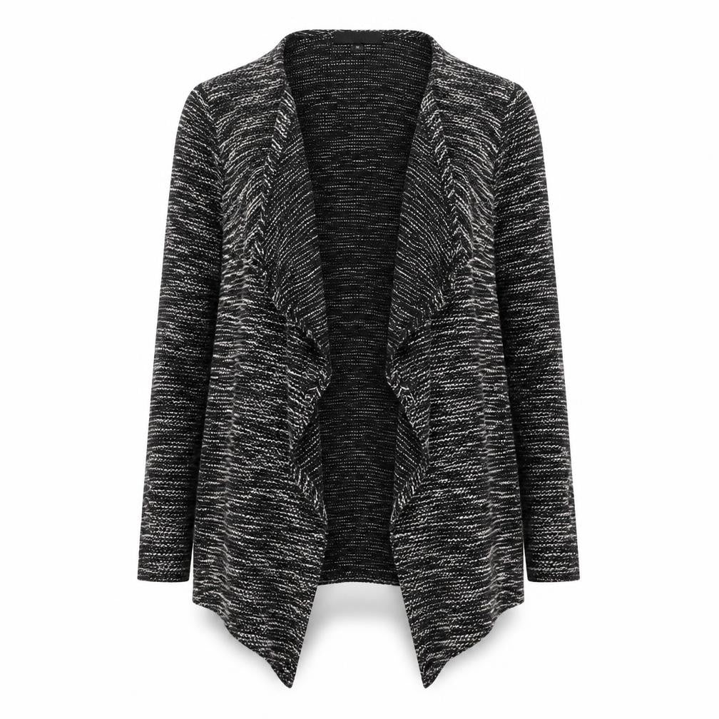 New Look Womens Grey V-Neck Polyester Cardigan Jumper Size S