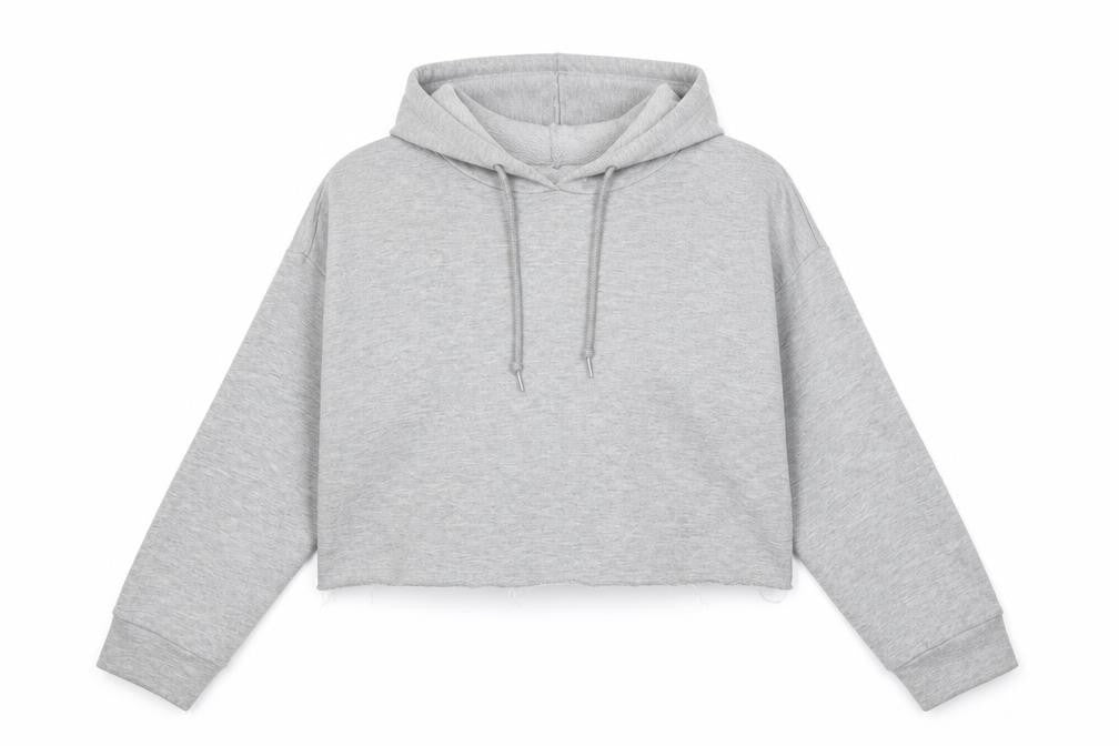 Cameo Rose Womens Grey Cotton Pullover Hoodie Size L Pullover