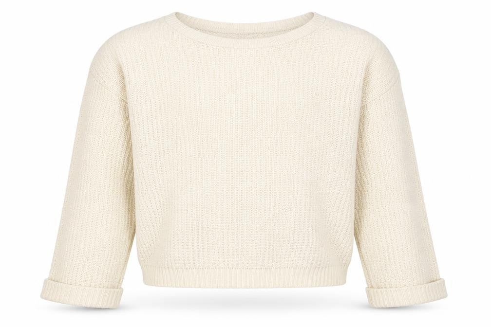 New Look Girls Beige Round Neck Acrylic Pullover Jumper Size 12-13 Years Pullover