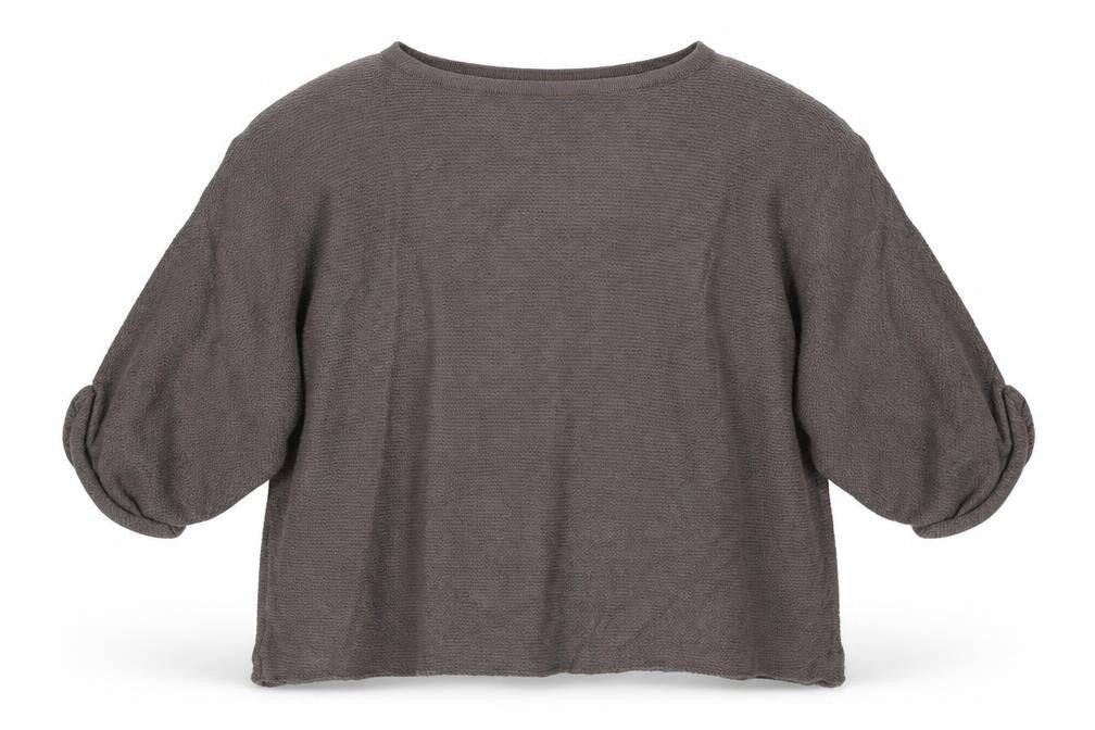 Knit Planet Girls Brown Round Neck 100% Cotton Pullover Jumper Size 9-10 Years Pullover