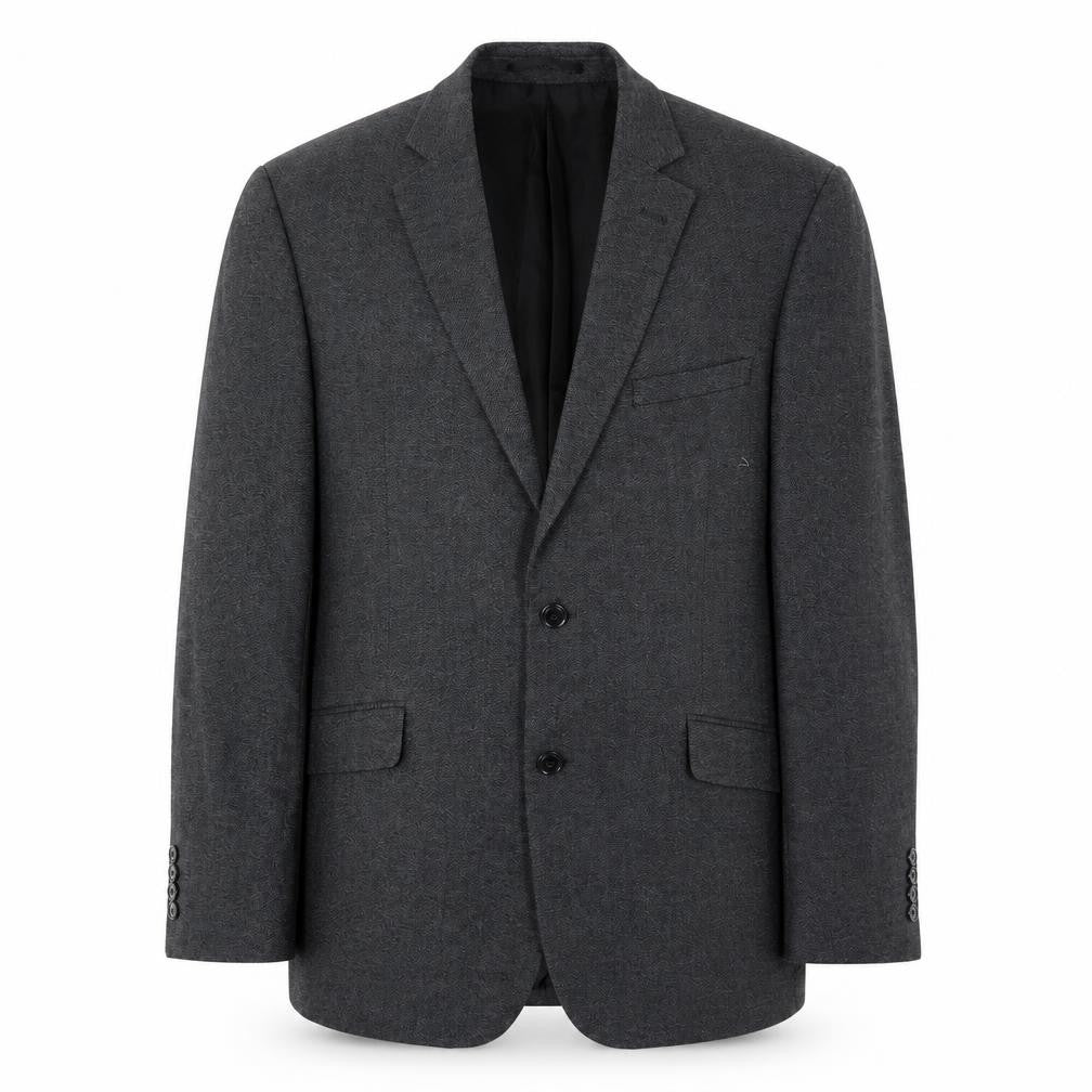Charlton Gray Mens Grey Polyester Jacket Suit Jacket Size 44 Regular