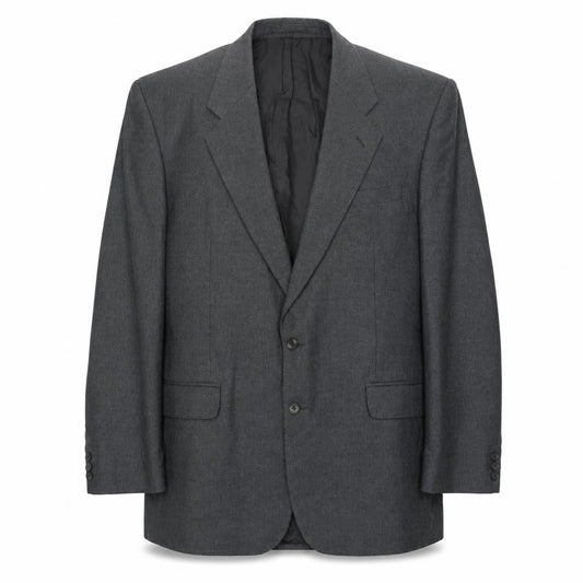 The Label Mens Grey Wool Jacket Suit Jacket Size 44 Regular