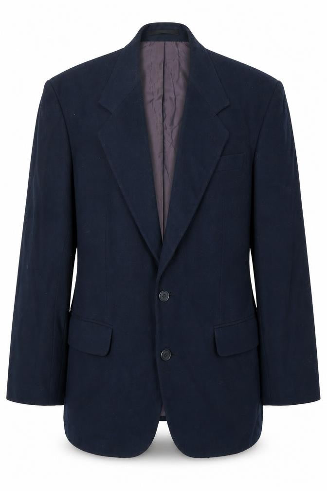 Marks & Spencer Mens Blue Wool Jacket Suit Jacket Size 36 Regular