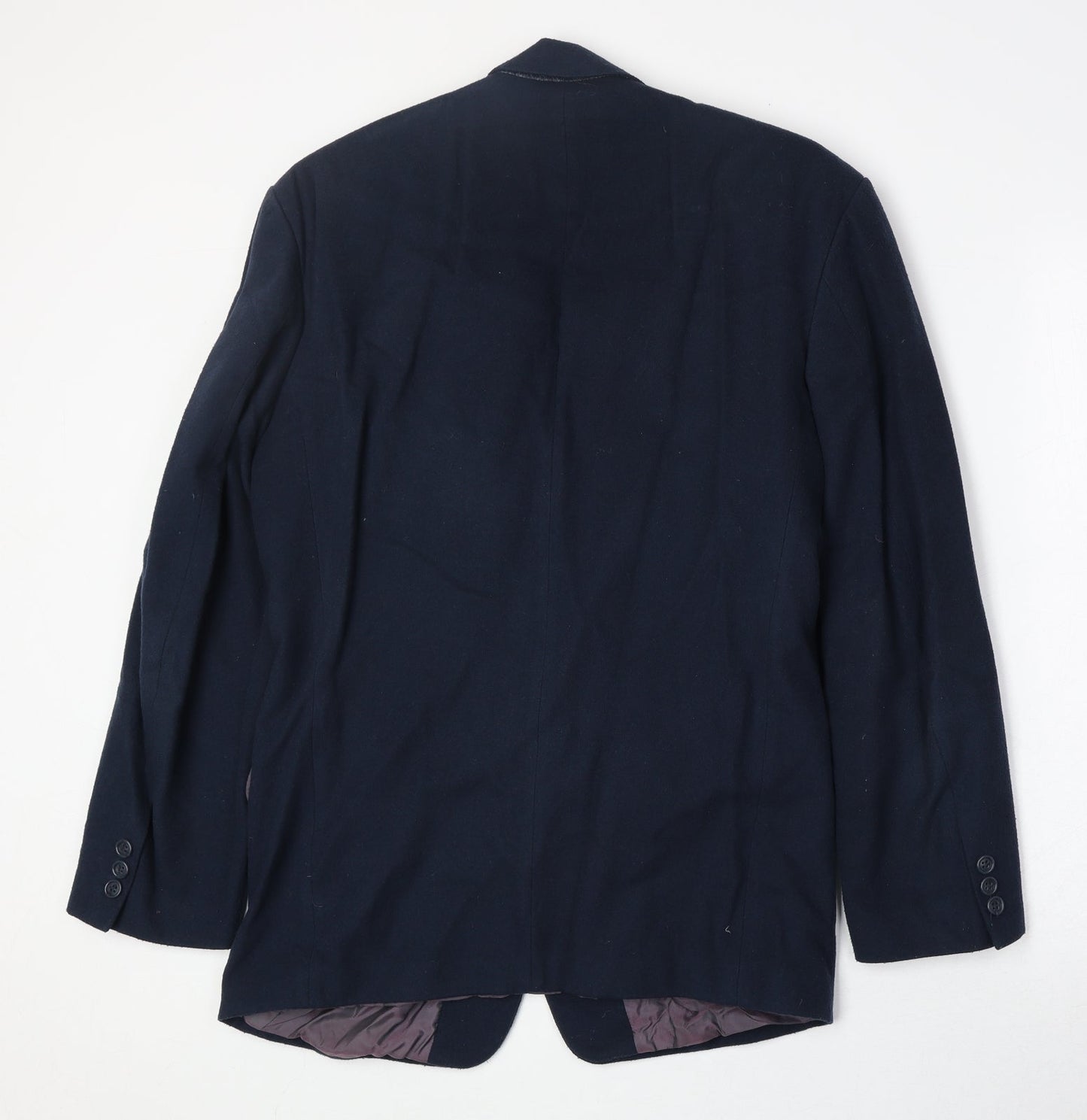 Marks and Spencer Mens Blue Wool Jacket Suit Jacket Size 36 Regular