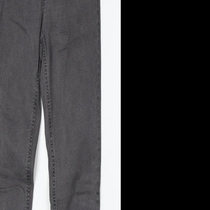 Marks & Spencer Womens Black Cotton Jegging Jeans Size 6 Regular