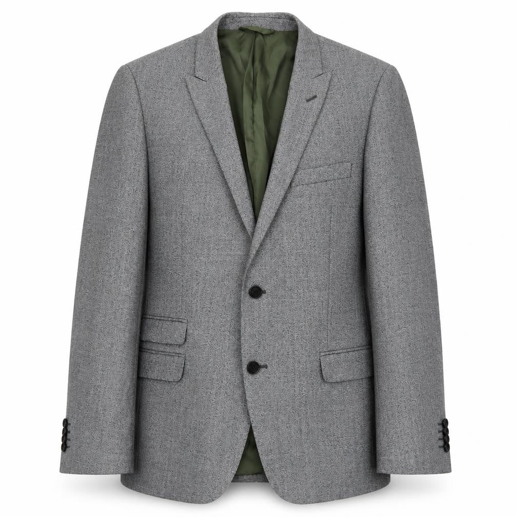 French Connection Mens Grey Wool Jacket Suit Jacket Size 40 Regular