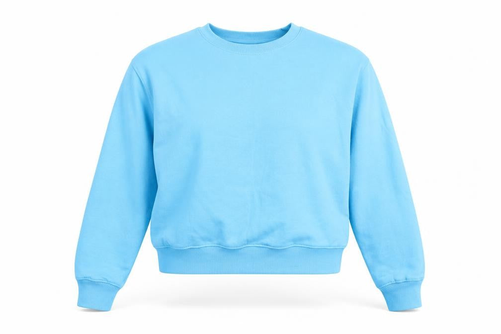 Pull&Bear Womens Blue Cotton Pullover Sweatshirt Size M Pullover