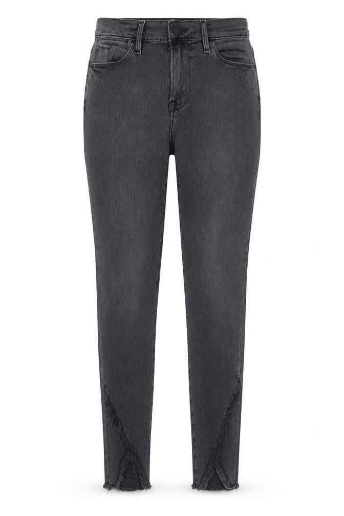 FRAME Womens Grey Cotton Skinny Jeans Size 6 Regular Zip