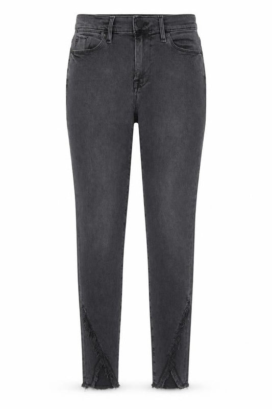 FRAME Womens Grey Cotton Skinny Jeans Size 6 Regular Zip