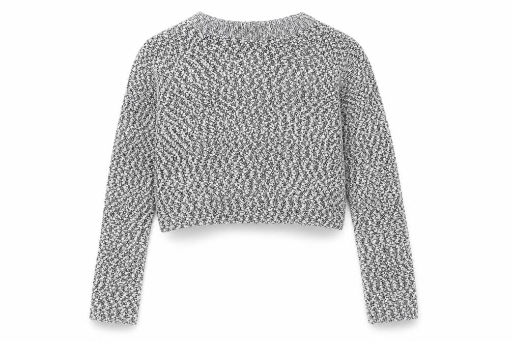H&M Womens Black Round Neck Polyester Pullover Jumper Size M