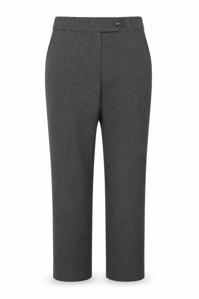 South Womens Black Polyester Trousers Size 8 Regular Zip