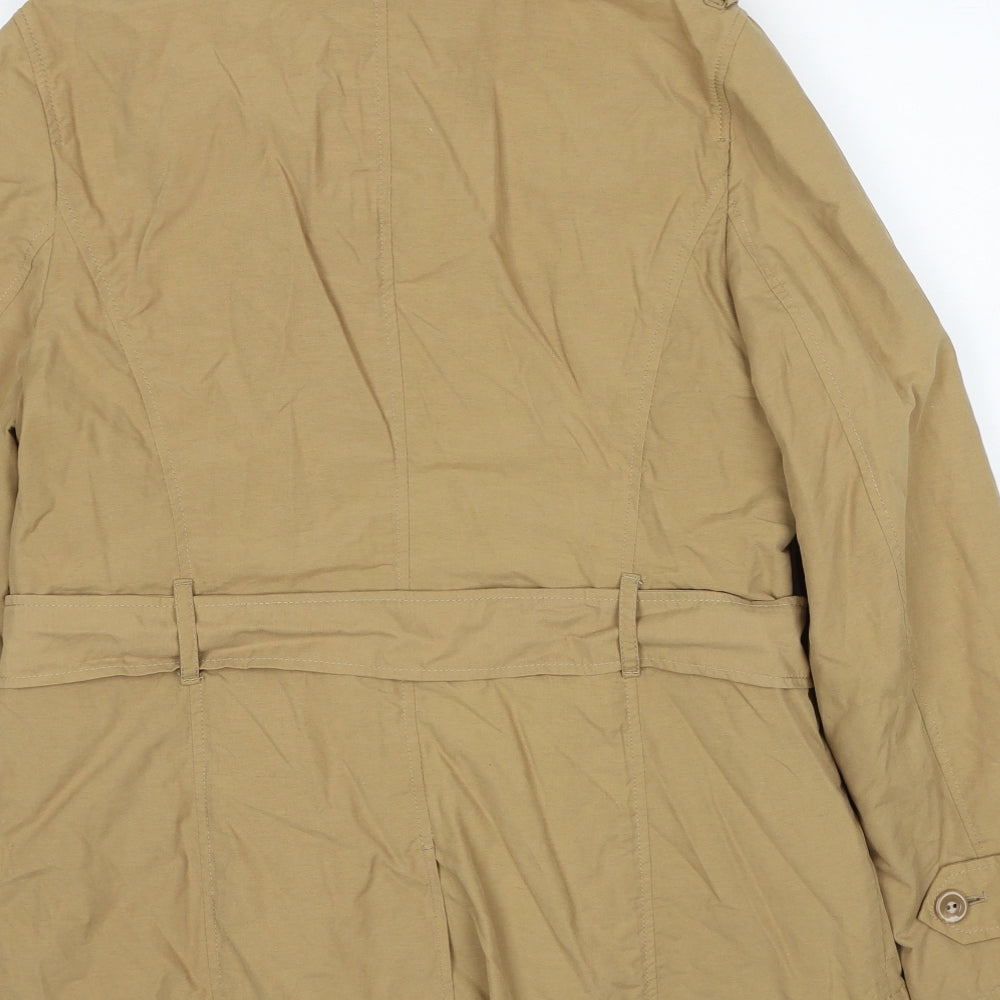 Berkertex Womens Brown Pea Coat Coat Size 12 Zip
