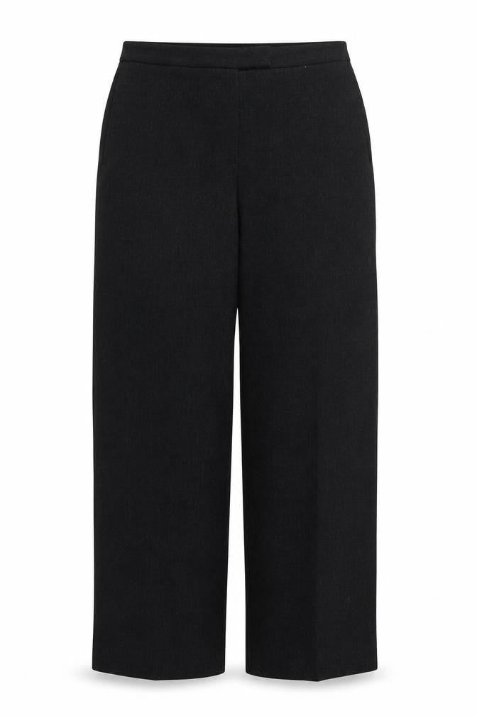 Gerry Weber Womens Black Polyester Trousers Size 12 Regular Zip