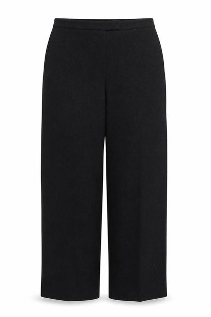 Gerry Weber Womens Black Polyester Trousers Size 12 Regular Zip
