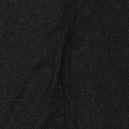 Gerry Weber Womens Black Polyester Trousers Size 12 Regular Zip