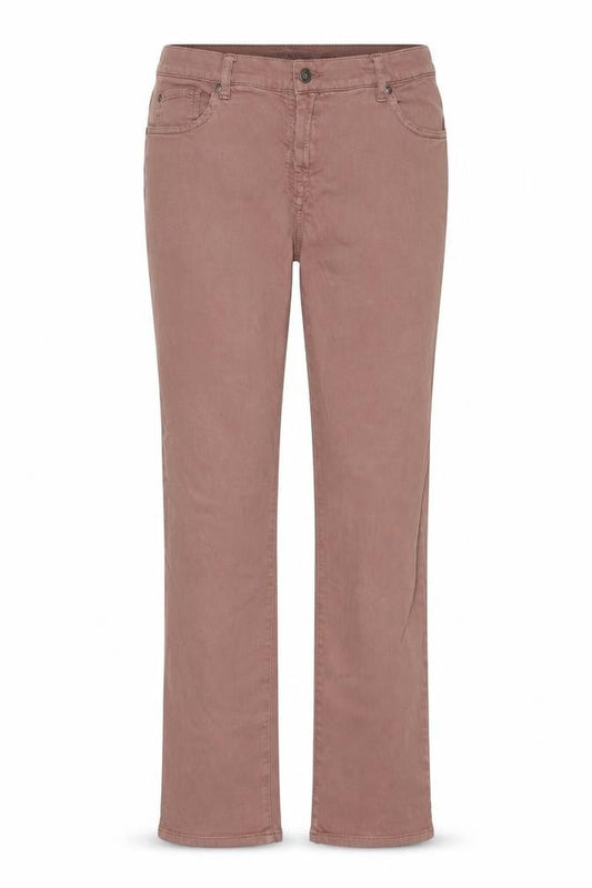 Gerry Weber Womens Pink Cotton Straight Jeans Size 20 Regular Zip