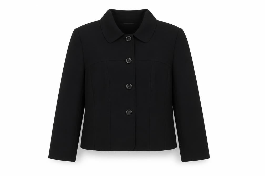 NEXT Womens Black Polyester Jacket Suit Jacket Size 10