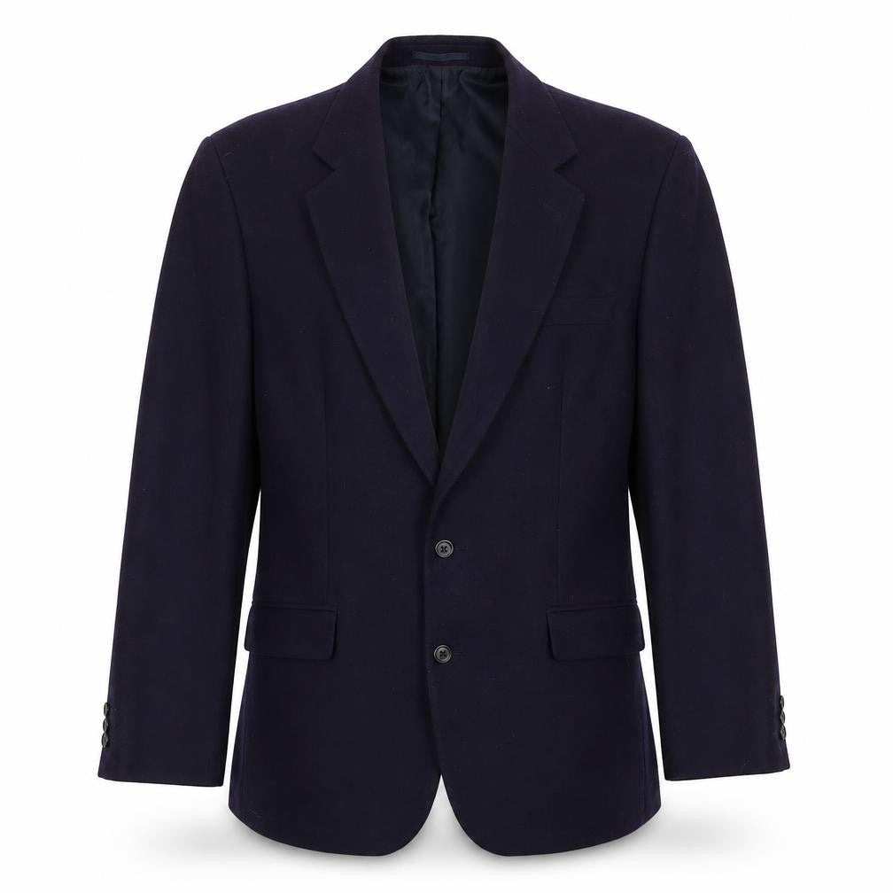 BHS Mens Blue Wool Jacket Suit Jacket Size 40 Regular