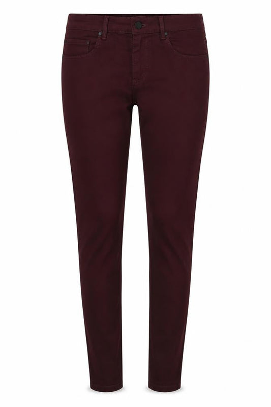 Topshop Womens Red Cotton Skinny Jeans Size 30 in L32 in Regular Zip