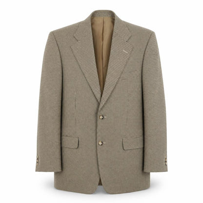 First Impressions Mens Gold Geometric Polyester Jacket Suit Jacket Size 40 Regular