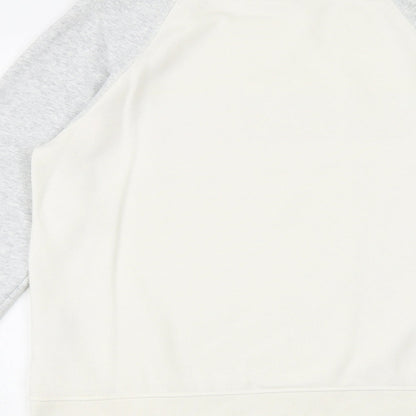 Gap Womens Ivory Cotton Pullover Sweatshirt Size XS Pullover