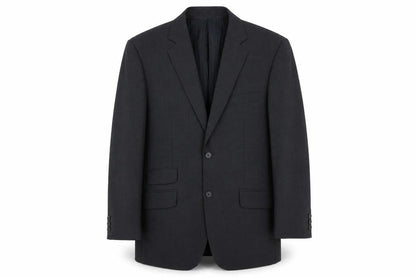 Fellini Mens Grey Polyester Jacket Suit Jacket Size 38 Regular