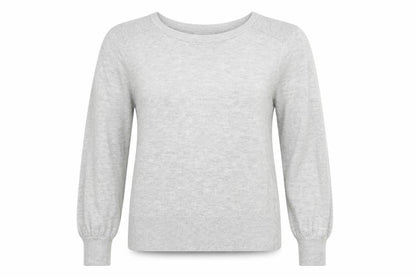 Next Womens Grey Round Neck Polyester Pullover Jumper Size 10