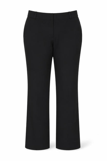 H&M Womens Black Polyester Dress Pants Trousers Size 10 Regular Zip