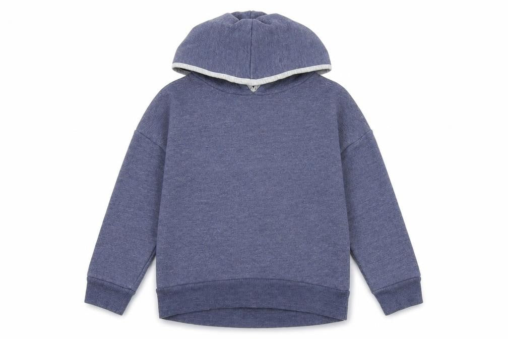 Outfit Boys Blue Cotton Pullover Hoodie Size 6 Years Pullover - Woke Up Like This