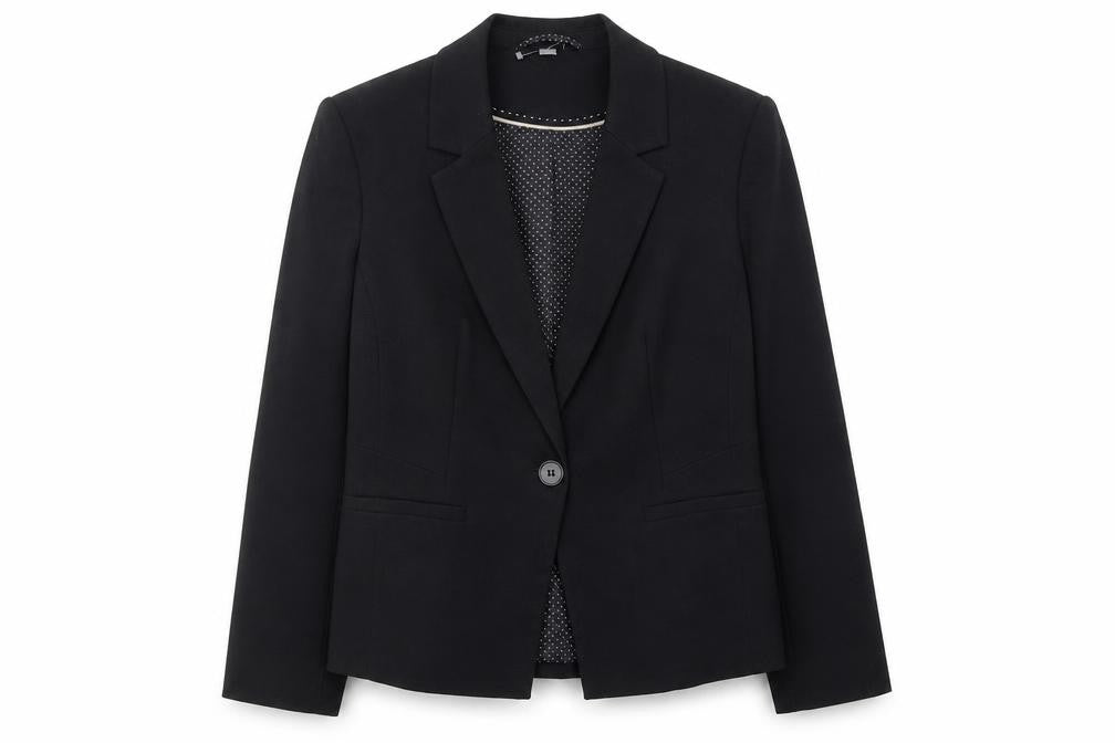Dorothy Perkins Womens Black Polyester Jacket Suit Jacket Size 8