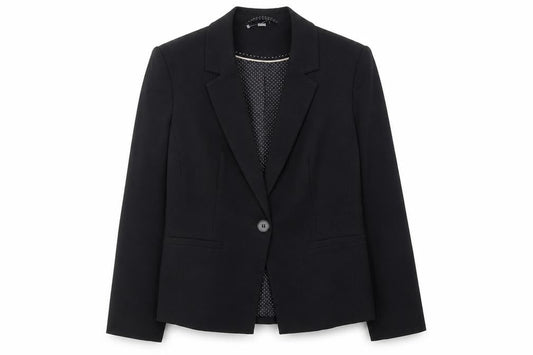 Dorothy Perkins Womens Black Polyester Jacket Suit Jacket Size 8
