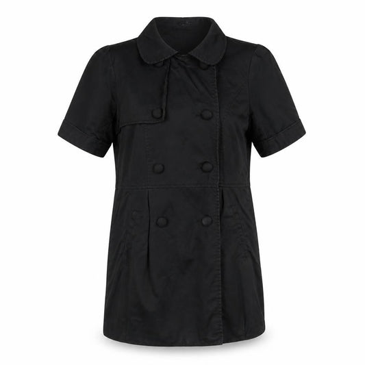 H&M Womens Black Jacket Size 6 Button