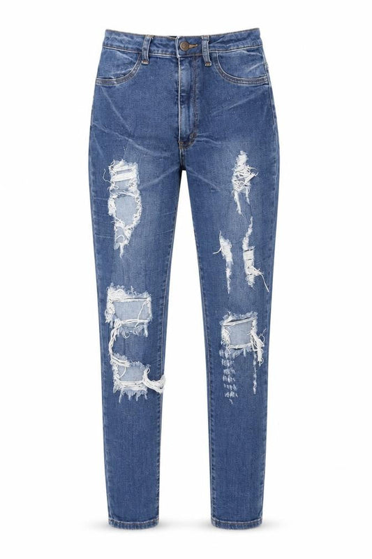 Fashion Nova Womens Blue Cotton Skinny Jeans Size 28 in Regular Zip